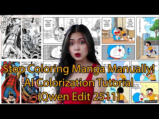 How to Color Manga with AI: Qwen Edit 2511 Workflow Tutorial