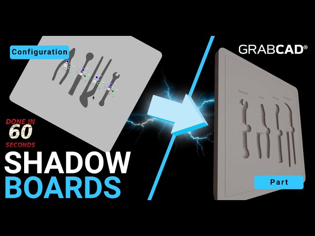 Shadow Boards in 60 Seconds | GrabCAD Additive App Suite
