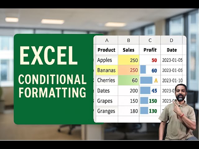 Excel Conditional Formatting Made Easy | Highlight Cells, Rows & Columns with Real Examples