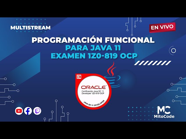 Programación Funcional para Java 11 Exámen 1Z0-819 OCP 🥇
