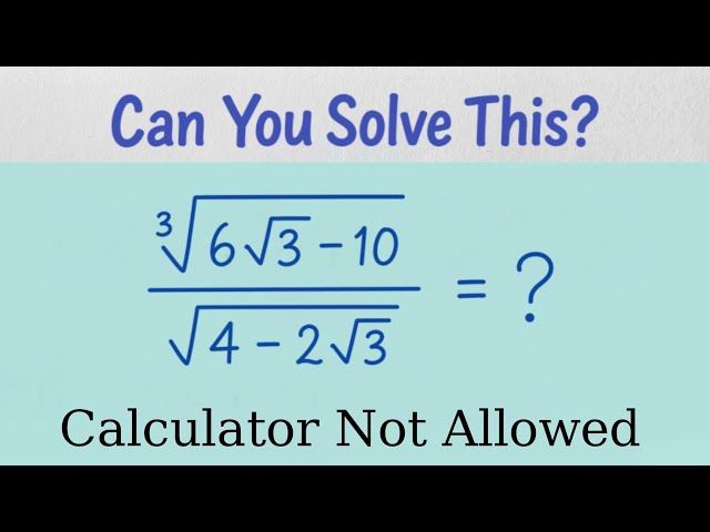 Can You Solve This Harvard Admission Interview Question? | Calculator Not Allowed