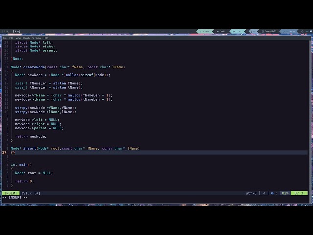 Binary Search Tree (BST) C Implementation ~ Scuffed DSA Tutorials Eps 4