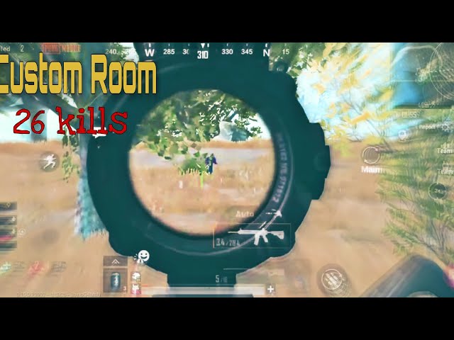 Custom Room Gameplay - M416+3X OP🔥- Myself-BhOle 😈