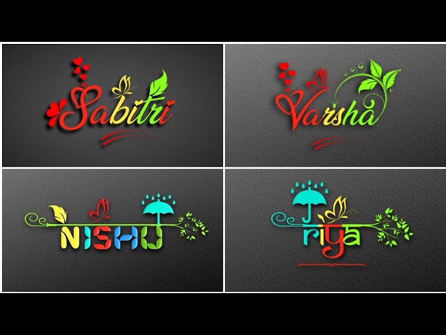 How To Create Stylish Name Logo Design 2025 | Pixellab Name Editing | Pixellab Stylish Name Design