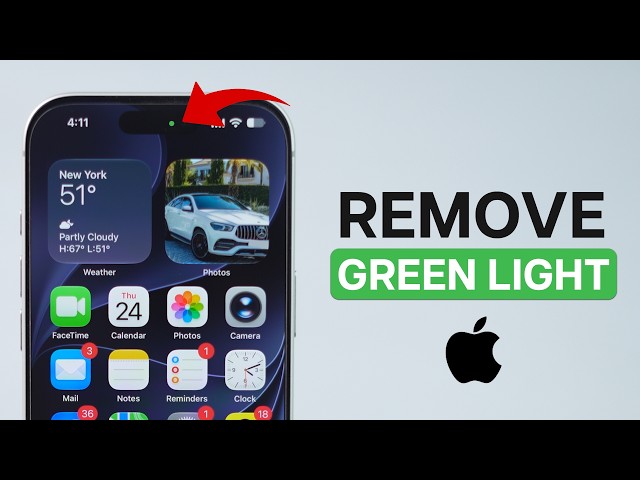 How To Remove Green Light On iPhone?