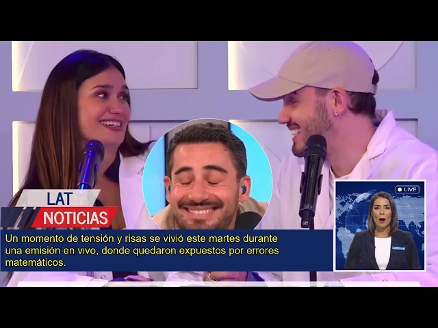 ¡Ridículos en vivo! Momi Giardina y Santiago Talledo fallan en cálculo básico