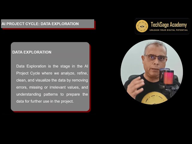 UNIT 1: AI PROJECT CYCLE DATA EXPLORATION CLASS 9th ARTIFICIAL INTELLIGENCE