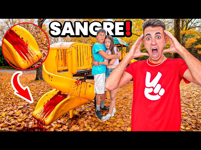 IF YOU SEE BLOOD AT A PLAYGROUND, RUN!!😰 *it’s so creepy!*
