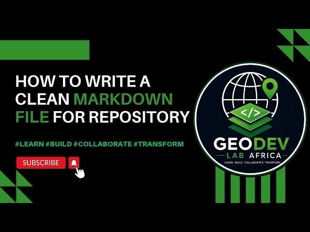 How to Write a Markdown File for Repository: Markdown Crash Course for Beginners.