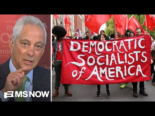 Rahm Emanuel takes on DSA: Democrats 'not open to being taken over'