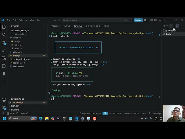 node currency