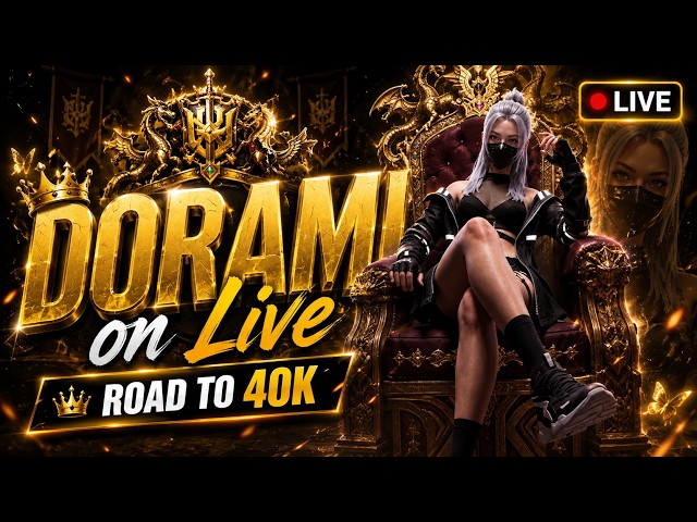 ROAD TO 40K ADICHAAGAANUM FRDS 😍 #freefireindia #horizontallive #fflivetamil #dorami