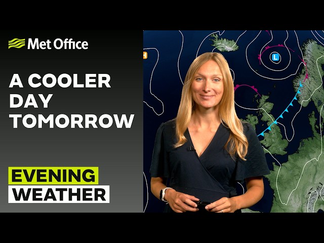 29/07/2026 - A warm night in the south - Evening Weather Forecast UK– Met Office Weather