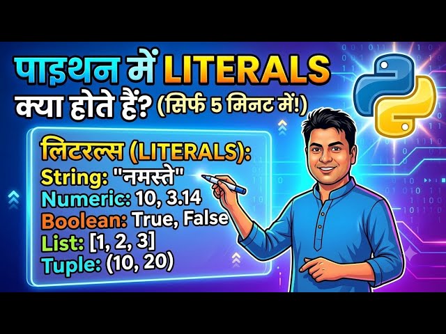 Python Literals Explained | What are Literals in Python? 🐍