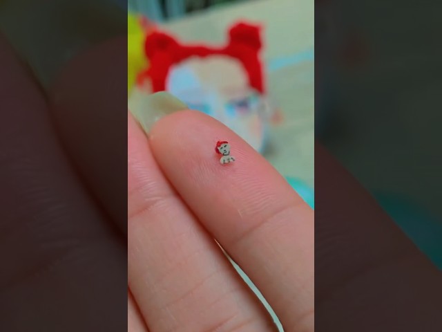 Making the smallest paper doll in the world #art #paperdolls #papercrafts