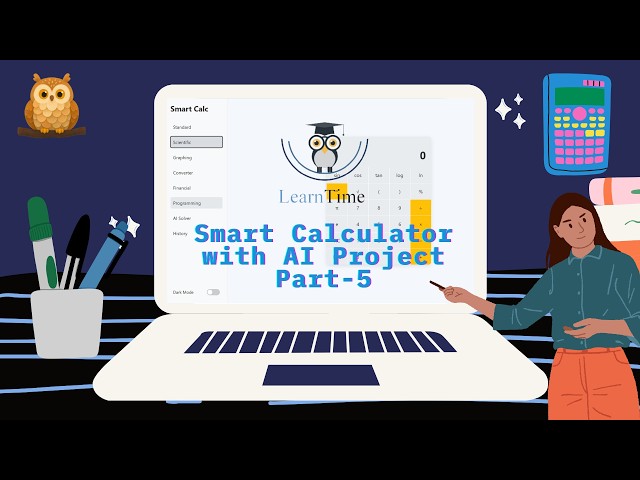 Smart Calculator with AI Project in JavaScript 🔥 | Build Scientific Calculator UI | Part 5