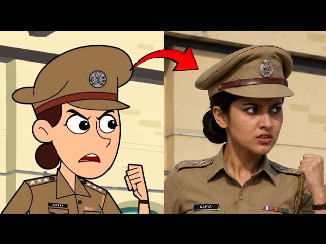 Little Singham Cartoon Characters In Real Life