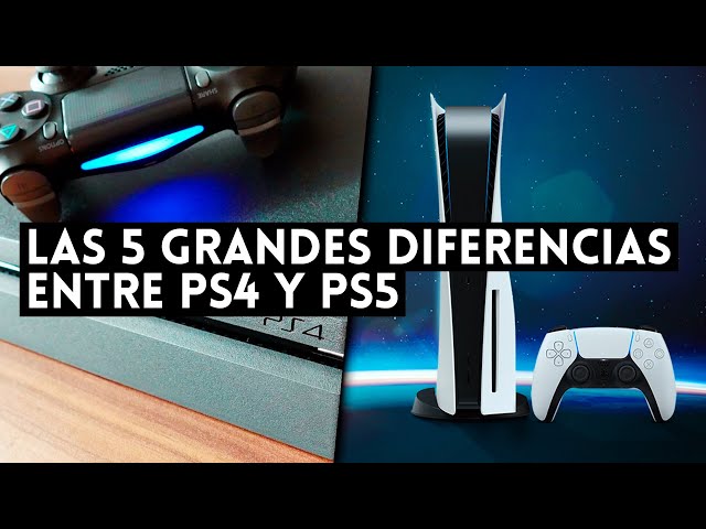 Las 5 GRANDES DIFERENCIAS entre PS4 y PS5