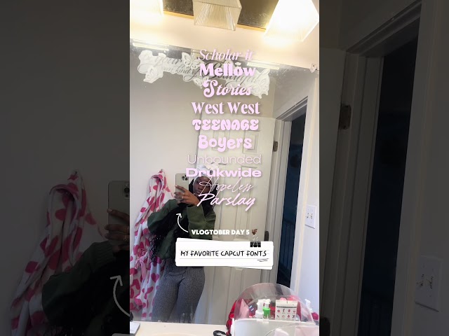 my favorite capcut fonts 🎀 #capcut #editingtutorial