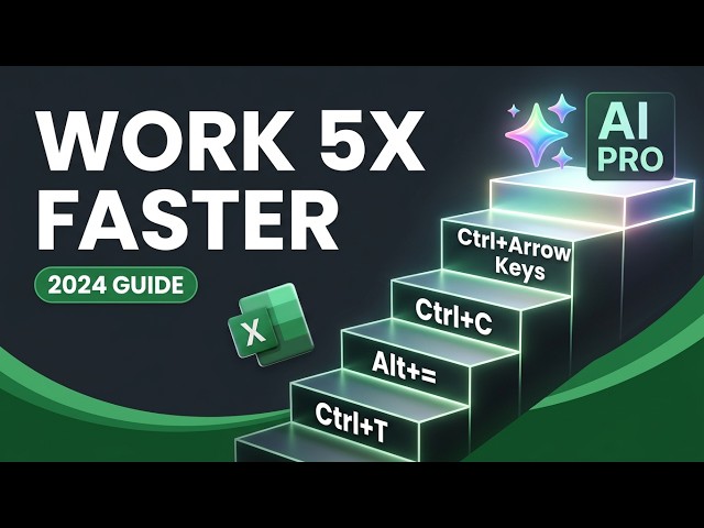 Work 10x Faster with These 10 Excel Shortcuts