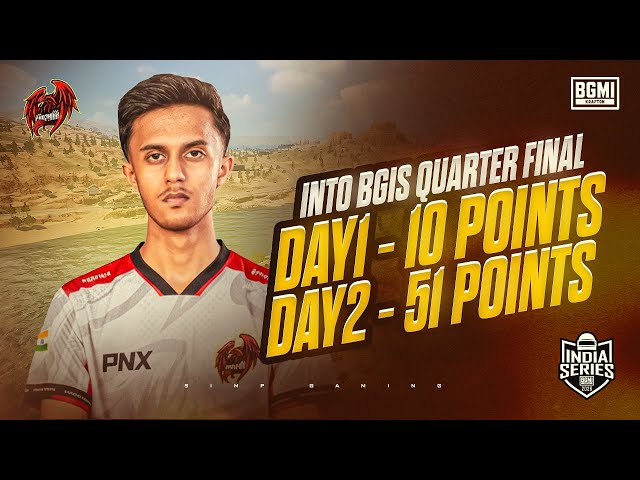 Last match WWCD To Qualify For BGIS QuarterFinals | SIMP🍊