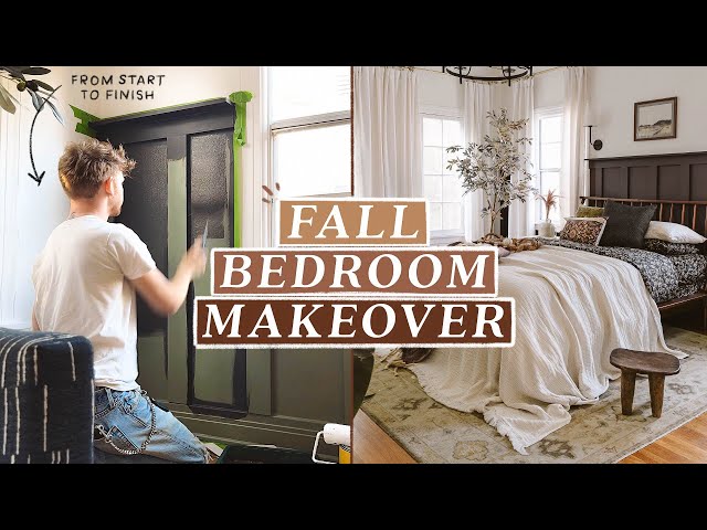 FALL BEDROOM MAKEOVER + Refresh (In Just A Weekend) 🍂 Budget Friendly Transformation!