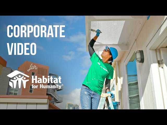 Corporate Video Production for Habitat for Humanity | End of Year Thank-You