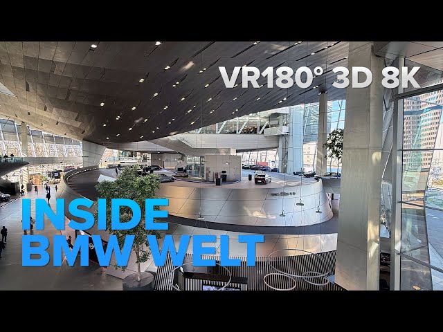 BMW Welt Munich in VR 180 3D 8K – Exclusive New Vehicle Delivery & Behind-the-Scenes Tour