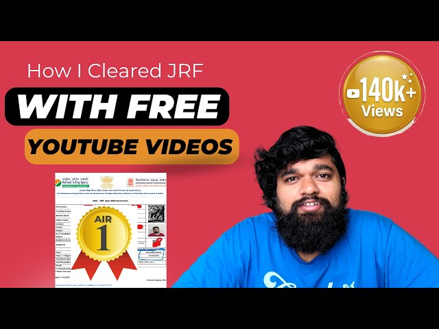 How I Got AIR 1 in UGC NET JRF with FREE Youtube Videos | Last 15 Days Tips and Tricks@KumarBharat