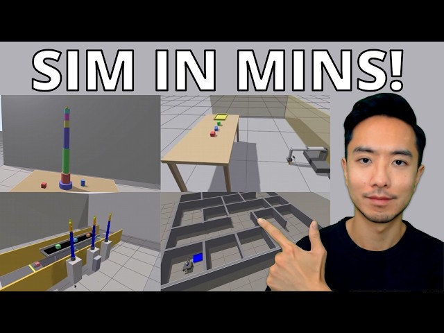 Build a Full Robot Simulation under 10 Mins with Drift (ROS 2 + Gazebo)