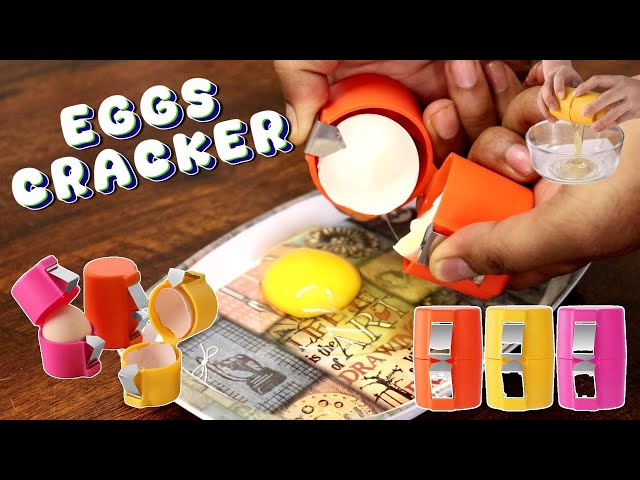 Egg Opener | Egg Cracker Review Test | Egg Shell Remover for Hard Boiled Eggs | kitchen gadgets
