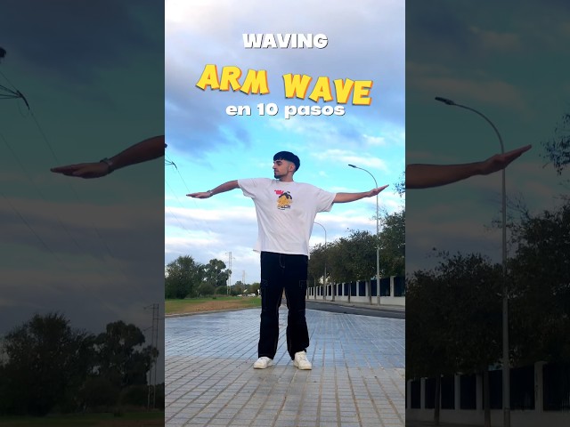 ARM WAVE en 10 pasos 🌊 #waving #waves #armwave #popping #tutorial #dance #dancetutorial