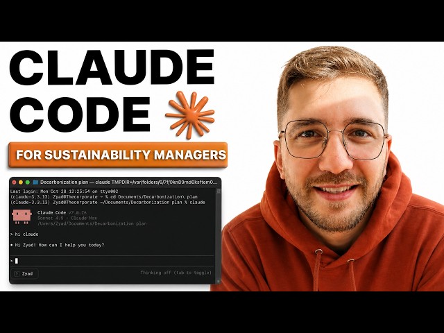 Claude Code for Sustainability Professionals (Actual Project)