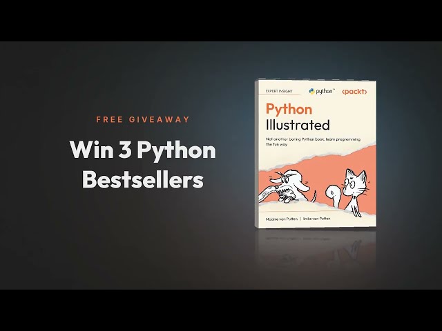 We're Giving Away 3 Python Books This Month 🐍