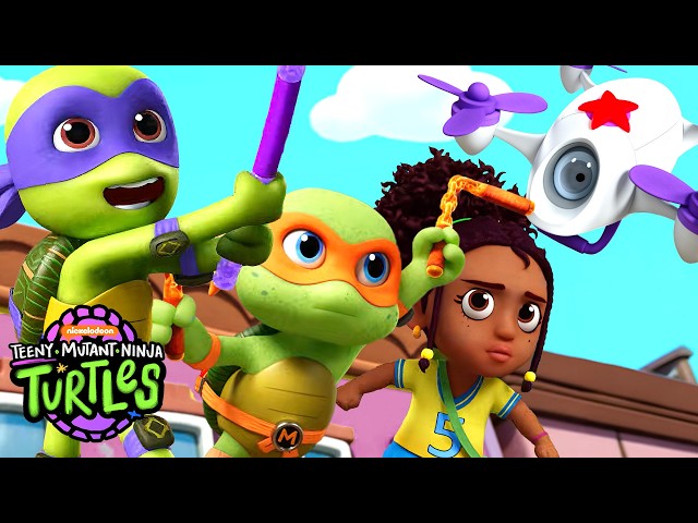 TEENY MUTANT NINJA TURTLES | Episode 3: April's Runaway Sky Flyer 🥏 | Full Episode