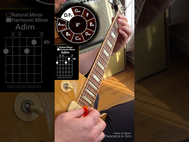 Peaceful in Gm: Master minor guitar chords 🎸 Full TABs on Patreon! #guitar #guitarsolo #guitarist