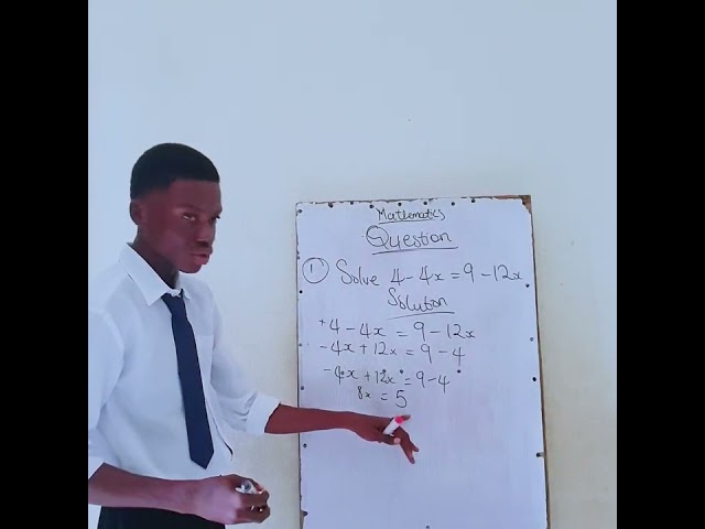 Easy Solution for simple linear equations #math #shorts