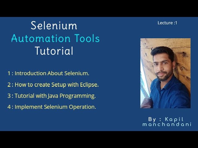 Introduction About #Selenium/#Automation Tool.How to operate browser operation using Java.