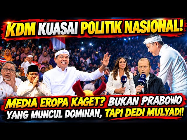 🔴GOVERNOR'S BOLD MOVE! EUROPEAN MEDIA SHOCKED AS DEDI MULYADI DOMINATES INDONESIAN POLITICS! PRAB...