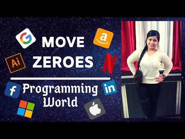 Move Zeroes | Move Zeroes at the end of array | Programming | Placements | Leetcode | Interview