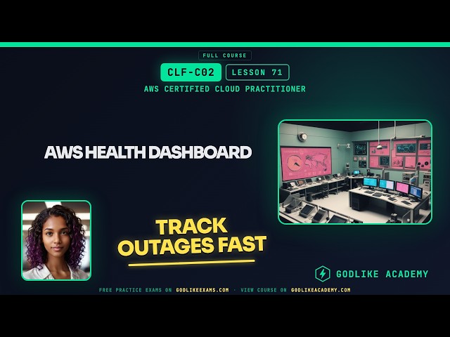 CLF-C02 AWS Certified Cloud Practitioner · Lesson 71: Track Service Health Instantly