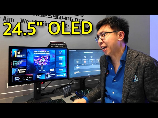 OLED Finally Comes to 24.5" Size — And It's 540Hz