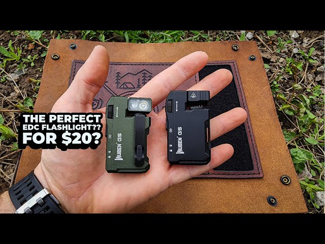 Is this the best EDC flashlight for any carry and only $20??  Wuben G5 Revolution! |  4K