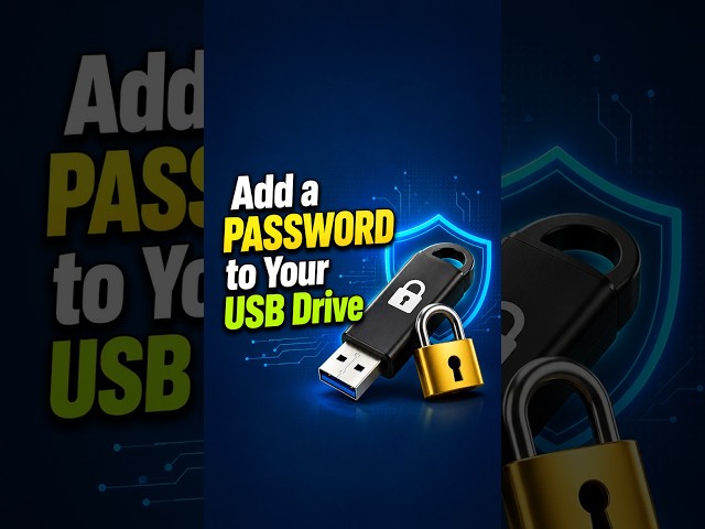Secure USB Flash Drive With a Password in 30 Seconds