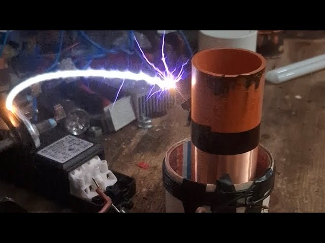 Diy Tutorial making Driverless SSTC (easy powerful tesla coil) single mosfet tesla coil 