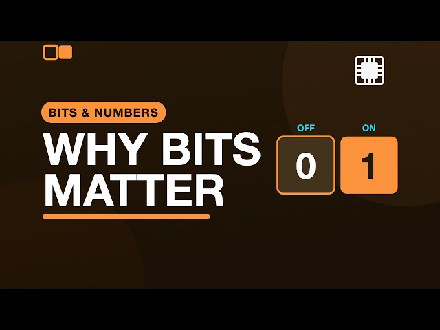 1. Why Computers Use Binary — What Is a Bit and a Byte? | Binary Basics
