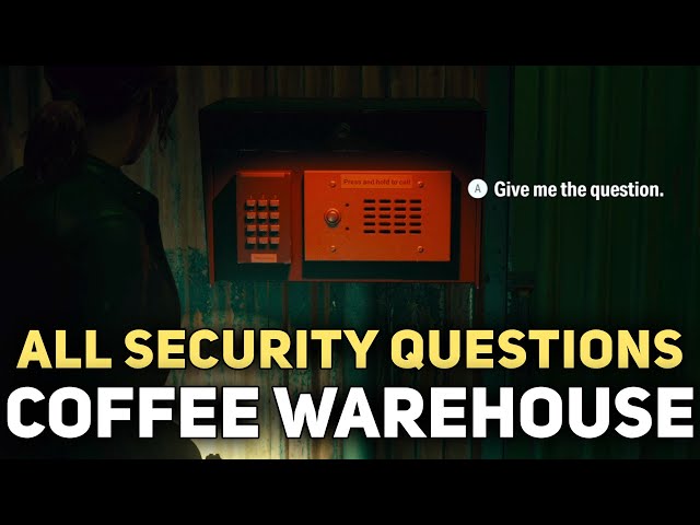 How To Enter The Coffee Warehouse (Video Location, Coffee Temperature) Alan Wake 2 Nightsprings DLC