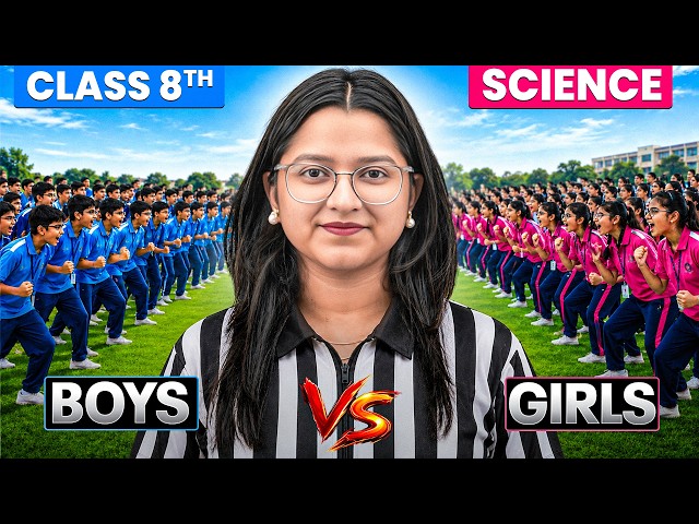 BOYS vs GIRLS 🔥 | Science Battle with Ankita Ma’am | Class 8 LIVE
