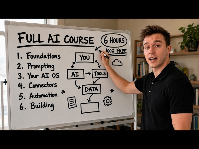 THE ONLY BEGINNER AI COURSE YOU NEED - 6 Hours (2026)