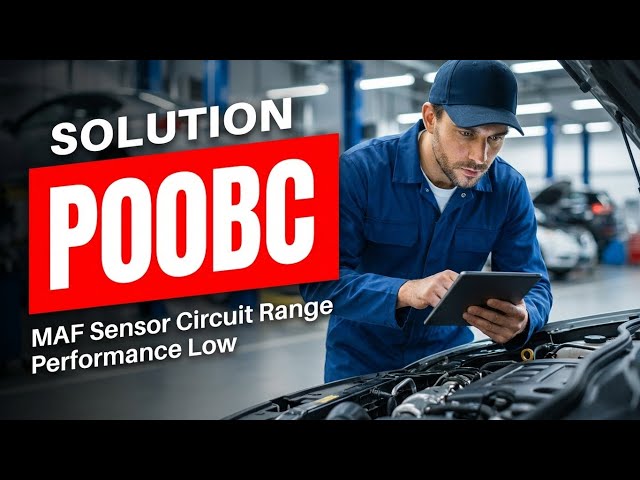 HOW TO FIX P00BC OBD II ERROR CODE - MAF Sensor Circuit Range Performance Low